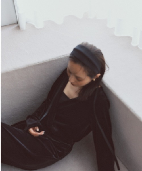 ベロアカットオールインワン（サロペット/オーバーオール）｜anuans