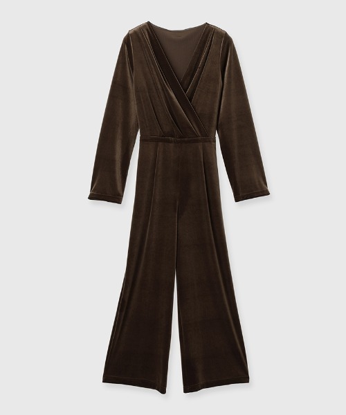 ベロアカットオールインワン（サロペット/オーバーオール