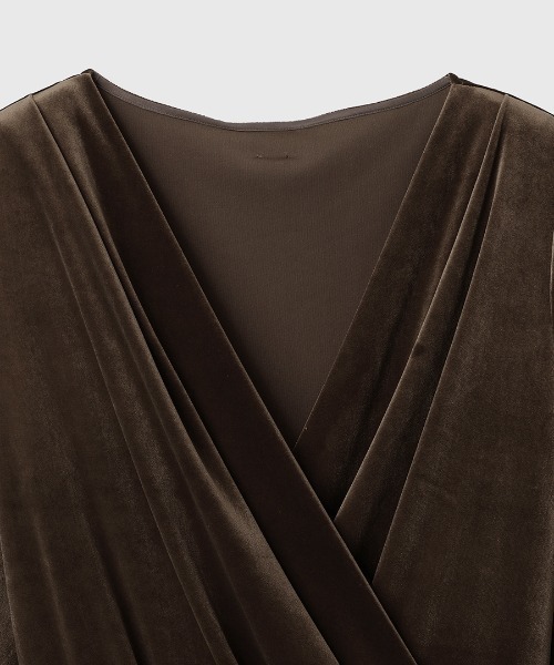 ベロアカットオールインワン（サロペット/オーバーオール）｜anuans