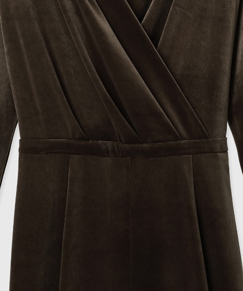 ベロアカットオールインワン（サロペット/オーバーオール）｜anuans