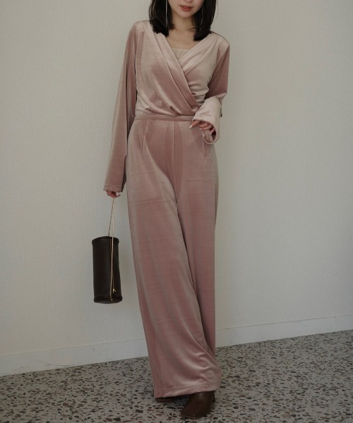 ベロアカットオールインワン（サロペット/オーバーオール