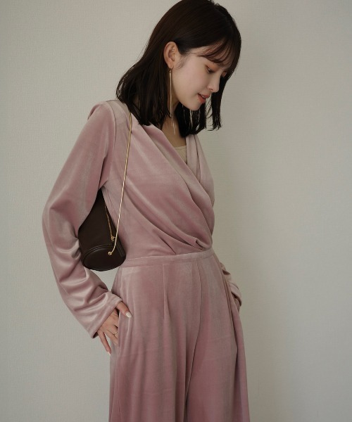 【新品】 アニュアンス ベロアカットオールインワン BLK 1 アニュアンス anuans ベロアカットオールインワン （BLACK