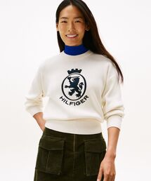 TOMMY HILFIGER | バーシティグラフィックモックネックセーター(ニット/セーター)