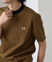 FRED PERRY(�t���b�h�y���[)�́yFRED PERRY�zFINE STRIPE HEAVYWEIGHT TSHIRT M6581(T�V���c/�J�b�g�\�[)