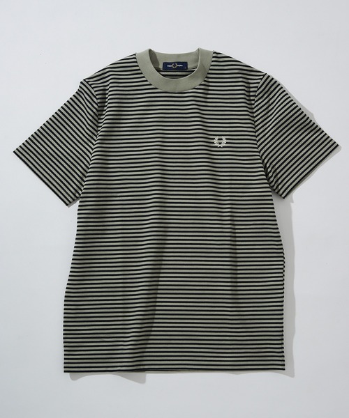 FRED PERRY(フレッドペリー)の「【FRED PERRY】FINE STRIPE HEAVYWEIGHT TSHIRT M6581(Tシャツ/カットソー・メンズ・グリーン/ミント/ブラック/グリーン系その他2・XL/L/M/S)」の16枚目の写真