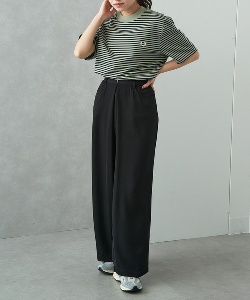 FRED PERRY(フレッドペリー)の「【FRED PERRY】FINE STRIPE HEAVYWEIGHT TSHIRT M6581(Tシャツ/カットソー・メンズ・グリーン/ミント/ブラック/グリーン系その他2・XL/L/M/S)」の20枚目の写真