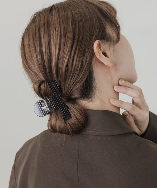 SMELLY(スメリー)の「ドットバンス(バレッタ/ヘアクリップ・レディース・ドット・-)」の4枚目の写真