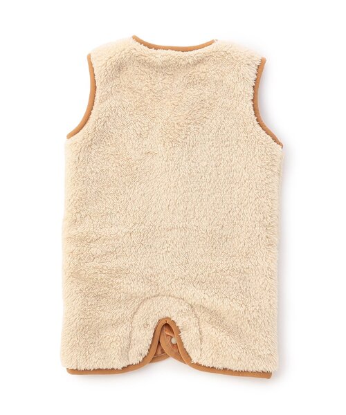 Ampersand（アンパサンド）の「ボアスリーパー（ルームウェア/パジャマ・キッズ・グリーン/アイボリー/ラベンダー/ベージュ・130/100/70）」の5枚目の写真