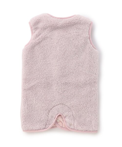 Ampersand（アンパサンド）の「ボアスリーパー（ルームウェア/パジャマ・キッズ・グリーン/アイボリー/ラベンダー/ベージュ・130/100/70）」の9枚目の写真