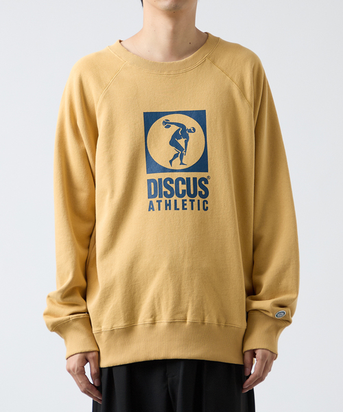 DISCUS(ディスカス)の「【DISCUS/ディスカス】裏毛 アイコニックロゴ ラグランクルーネックスウェット(スウェット・メンズ・ブラウン/ブルー系その他/イエロー/ブラック・MEDIUM/LARGE)」の21枚目の写真