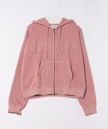 oioiパーカー　ピンク裏起毛 新品 oioi/ オアイオアイ パーカー 裏起毛レディースピンク韓国q