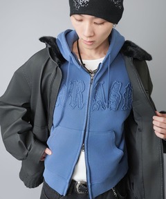 SEA PIGMENT ZIP UP SWEATSHIRT（パーカー）｜WIND AND SEA（ウィン