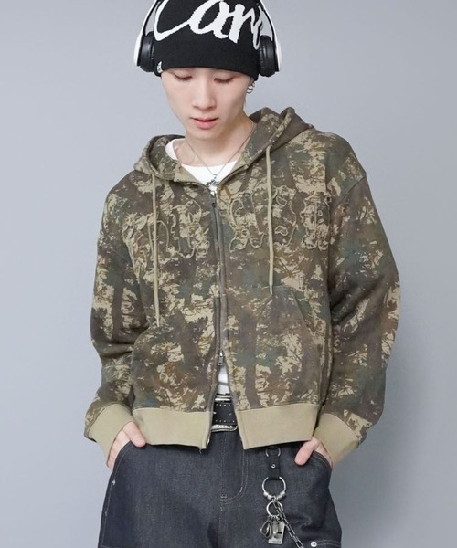 スカジャン ダブルジップ 短丈 スカジャン ダブルジップ 短丈