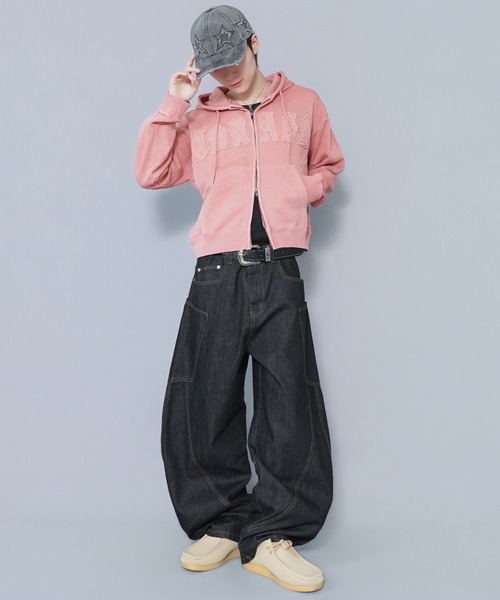 スカジャン ダブルジップ 短丈 スカジャン ダブルジップ 短丈