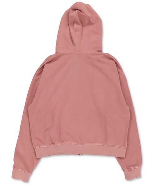 SPINNS（スピンズ）の「【内田金吾くん着用】短丈ダブルジップパーカー/パッチワークロゴ/アソート（ピグメント加工・リアルツリー）（パーカー・メンズ・ブラック系その他/グレー系その他/ブルー系その他/ピンク系その他/リアルツリーカモ・ONESIZE）」の10枚目の写真