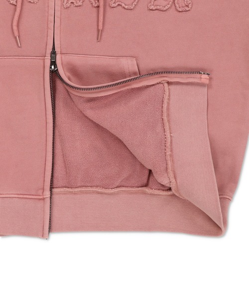 SPINNS（スピンズ）の「【内田金吾くん着用】短丈ダブルジップパーカー/パッチワークロゴ/アソート（ピグメント加工・リアルツリー）（パーカー・メンズ・ブラック系その他/グレー系その他/ブルー系その他/ピンク系その他/リアルツリーカモ・ONESIZE）」の13枚目の写真