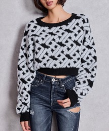 GYDA | GGチェーンロゴラメニットトップス(ニット/セーター)