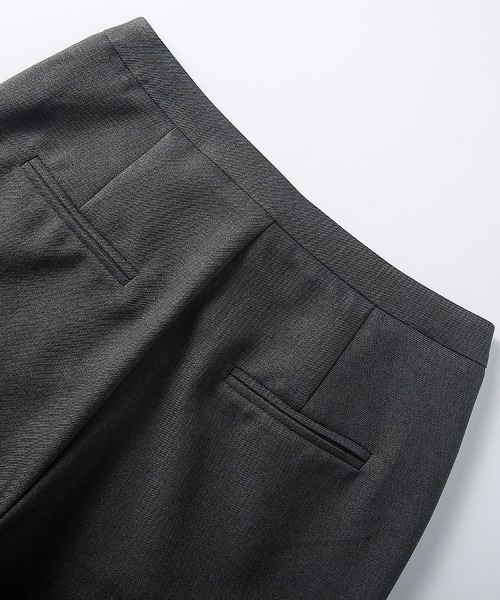 HANDO（ハンド）の「[高身長サイズMT/低身長サイズS有り]シンプルに洗練、毎日を格上げするスラックス オフィスカジュアル きれいめカジュアル 韓国（スラックス・レディース・チャコール/ブラック・S/M/L/XL/XXL）」の18枚目の写真
