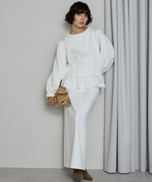 SOTT(ソット)の【3点set】バルーンタンク&プルオーバー&スカート(アンサンブル)