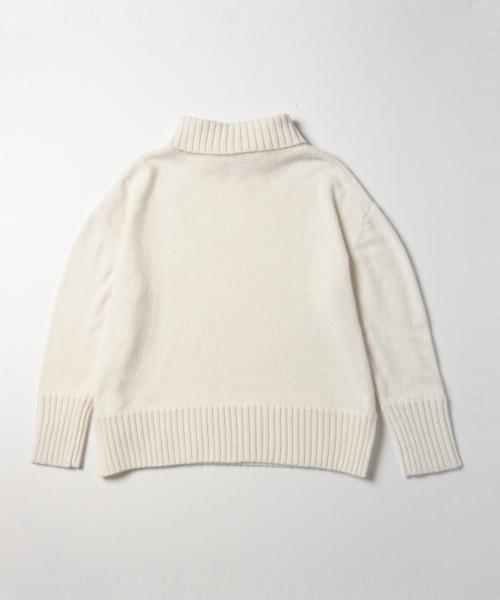 B:MING by BEAMS（ビーミングバイビームス）の「ビーミング by ビームス / タートルネックプルオーバー2（ニット/セーター・レディース・ホワイト/ライトグレー/チャコールグレー・ONE SIZE）」の13枚目の写真