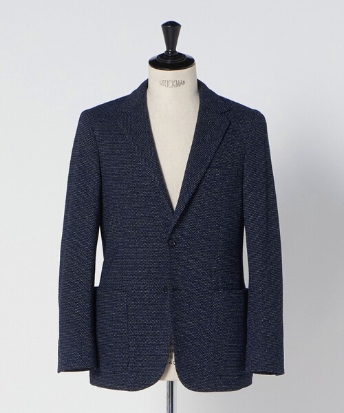 UNITED ARROWS（ユナイテッドアローズ）の「ソフト ハニカム シングル2ボタン テーラードジャケット COMFORT EASY‐MODEL（テーラードジャケット・メンズ・ネイビー・46/48/50）」の6枚目の写真