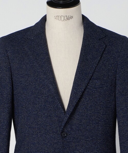 UNITED ARROWS（ユナイテッドアローズ）の「ソフト ハニカム シングル2ボタン テーラードジャケット COMFORT EASY‐MODEL（テーラードジャケット・メンズ・ネイビー・46/48/50）」の8枚目の写真