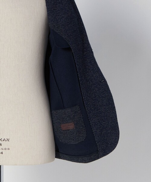 UNITED ARROWS（ユナイテッドアローズ）の「ソフト ハニカム シングル2ボタン テーラードジャケット COMFORT EASY‐MODEL（テーラードジャケット・メンズ・ネイビー・46/48/50）」の10枚目の写真
