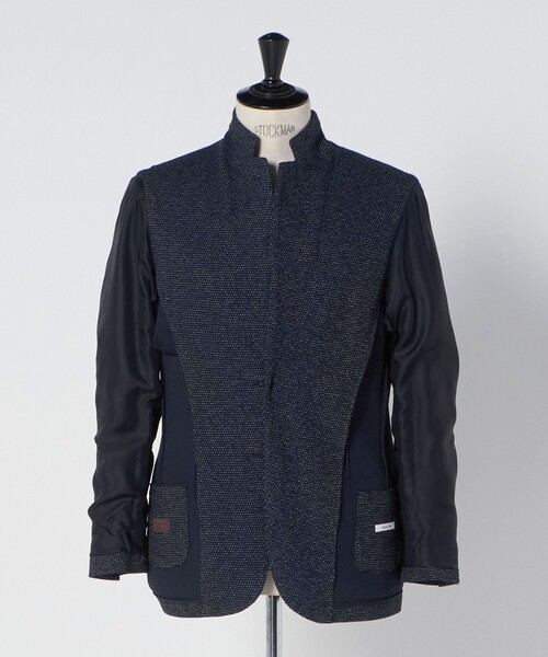 UNITED ARROWS（ユナイテッドアローズ）の「ソフト ハニカム シングル2ボタン テーラードジャケット COMFORT EASY‐MODEL（テーラードジャケット・メンズ・ネイビー・46/48/50）」の14枚目の写真