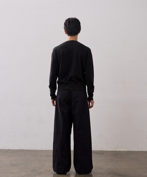 THE CLE(ザクレ)の「SIGNATURE TIGHT KNIT(ニット/セーター・メンズ・アイボリー/ブラック・2/1)」の11枚目の写真