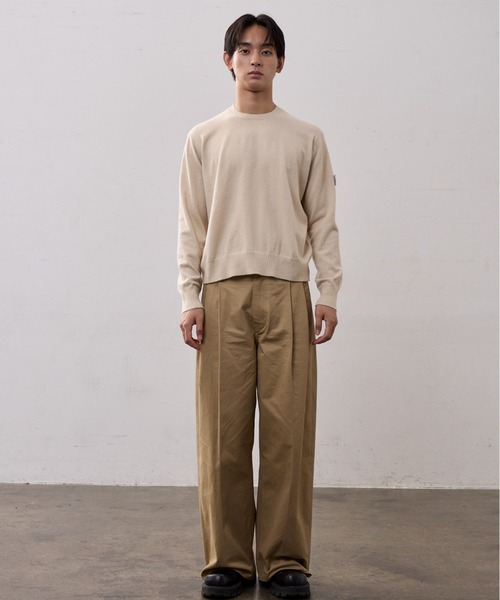 THE CLE(ザクレ)の「SIGNATURE TIGHT KNIT(ニット/セーター・メンズ・アイボリー/ブラック・2/1)」の13枚目の写真