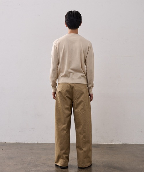 THE CLE(ザクレ)の「SIGNATURE TIGHT KNIT(ニット/セーター・メンズ・アイボリー/ブラック・2/1)」の3枚目の写真