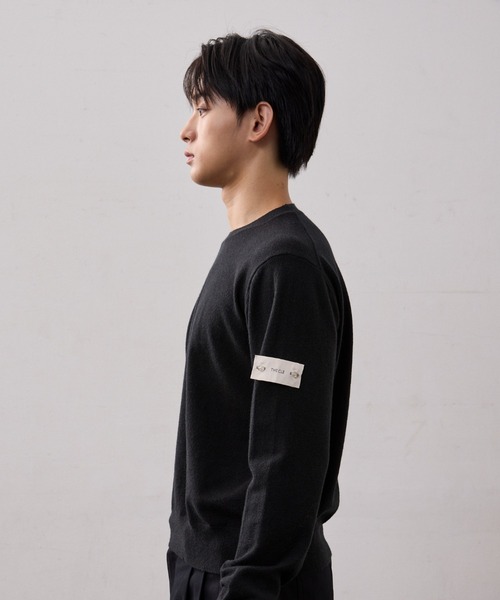 THE CLE(ザクレ)の「SIGNATURE TIGHT KNIT(ニット/セーター・メンズ・アイボリー/ブラック・2/1)」の17枚目の写真