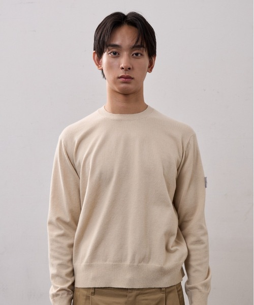 THE CLE(ザクレ)の「SIGNATURE TIGHT KNIT / シグネチャータイトニット【タイト】【ニット】 セーター ニット トップス メンズ(ニット/セーター・メンズ・アイボリー/ブラック・2/1)」の15枚目の写真