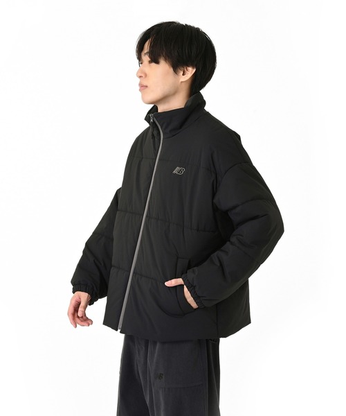 セール】NB刺繍パデッドジャケット（ブルゾン）｜New Balance