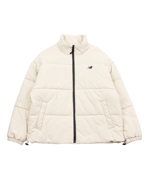 NEW BALANCE（ニューバランス）の「NB刺繍パデッドジャケット（ブルゾン・メンズ・ブラック/グレイッシュベージュ・SMALL/MEDIUM/LARGE/X-LARGE/XX-LARGE）」の10枚目の写真