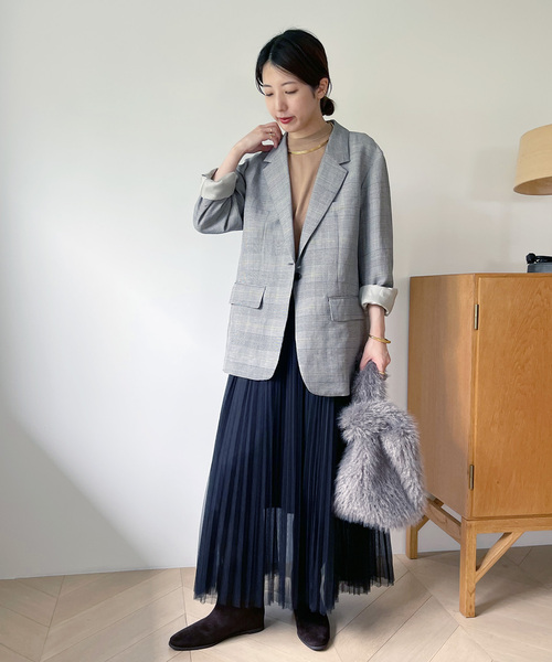 LE TALON(ルタロン)の「《追加》LETALON MIXFUR SHOPPER25(トートバッグ・レディース・アイボリー/チャコールグレー/ブラウン・FREE)」の13枚目の写真