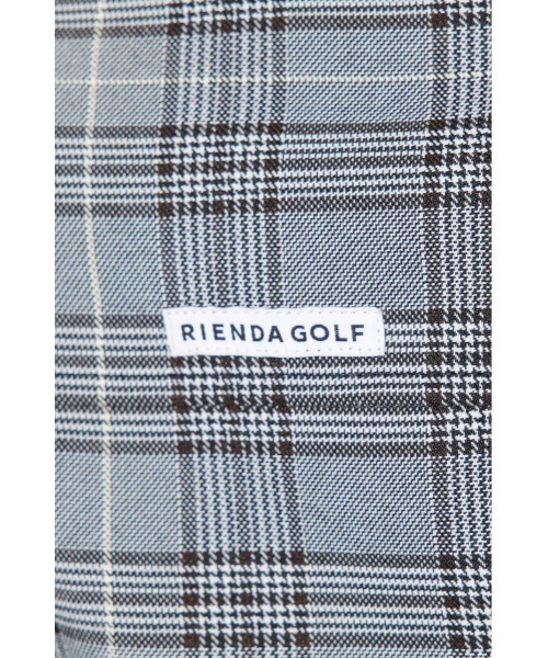 RIENDA GOLF(リエンダゴルフ)の「【RIENDA GOLF】グレンチェックドロストワンピース 秋服 冬服(ワンピース・レディース・ブラック/ブラウン・SMALL/MEDIUM)」の9枚目の写真