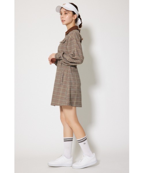 RIENDA GOLF(リエンダゴルフ)の「【RIENDA GOLF】グレンチェックドロストワンピース 秋服 冬服(ワンピース・レディース・ブラック/ブラウン・SMALL/MEDIUM)」の15枚目の写真