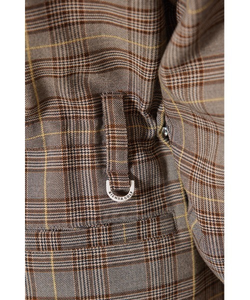 RIENDA GOLF(リエンダゴルフ)の「【RIENDA GOLF】グレンチェックドロストワンピース 秋服 冬服(ワンピース・レディース・ブラック/ブラウン・SMALL/MEDIUM)」の22枚目の写真