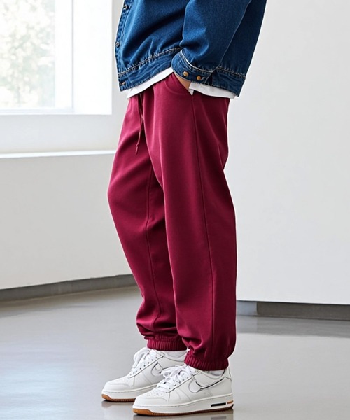SITRY(シトリー)の「Heavy Weight Sweat Pants/ヘビーウェイト 裏起毛 スウェットパンツ セットアップ対応(スウェットパンツ・メンズ・オートミール/バーガンディー/グレー/ブラック/チャコール・M/L/LL)」の5枚目の写真