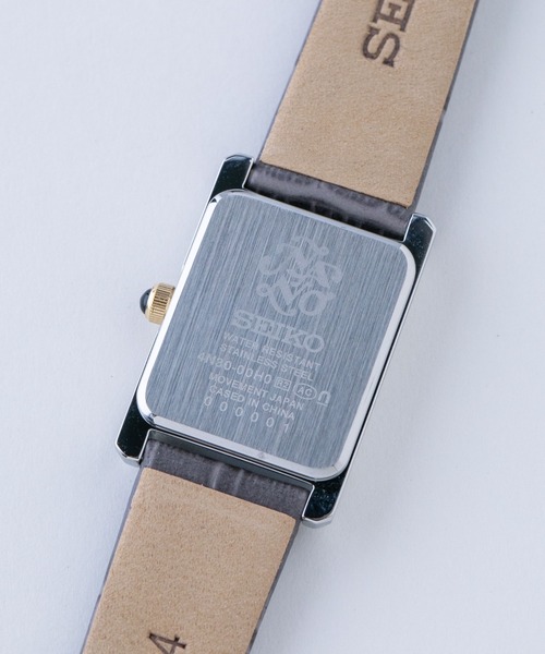 SEIKO/セイコー コラボレーション スクエア シルバー×グレー（アナログ