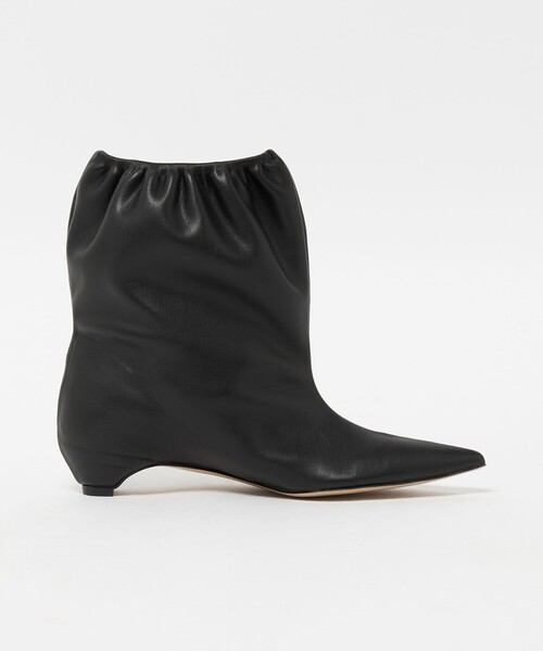 Pippichic(ピッピシック)の「<PIPPICHIC>BALLON フェイクレザー ショートブーツ(ブーツ・レディース・ブラック・37/36/38)」の5枚目の写真