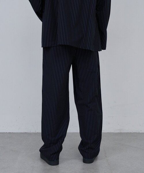 Kastane（カスタネ）の「【セットアップ対応/ユニセックス】BM ストライプパンツ（その他パンツ・レディース・ネイビー/グレー・FREE）」の7枚目の写真