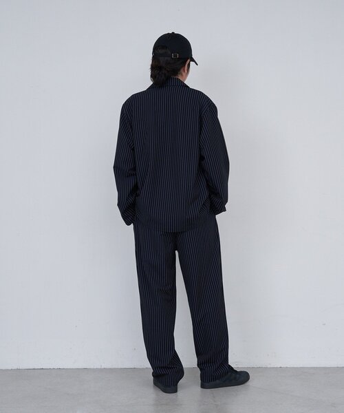 Kastane（カスタネ）の「【セットアップ対応/ユニセックス】BM ストライプパンツ（その他パンツ・レディース・ネイビー/グレー・FREE）」の6枚目の写真