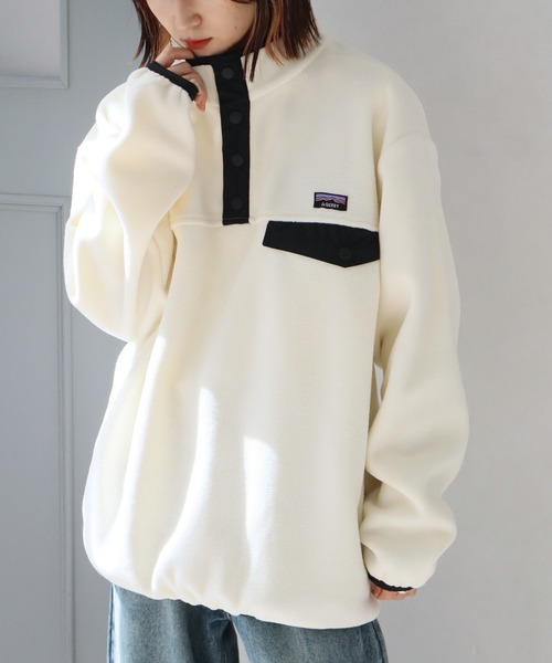 セール】【GERRY/ジェリー】スタンドカラー フリースジャケットプル