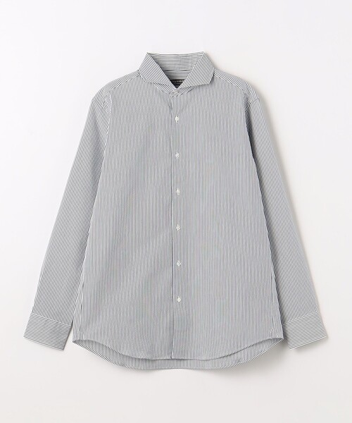 A DAY IN THE LIFE UNITED ARROWS(アデイインザライフユナイテッドアローズ)の「サッカー カッタウェイカラーシャツ‐吸水速乾‐<A DAY IN THE LIFE>(シャツ/ブラウス・メンズ・ネイビー/ホワイト/その他1/ロイヤルブルー・L/S/M/XL)」の3枚目の写真