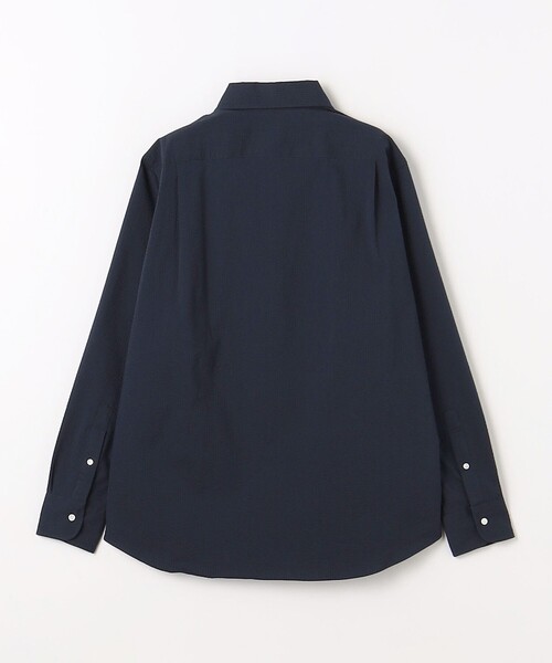 A DAY IN THE LIFE UNITED ARROWS(アデイインザライフユナイテッドアローズ)の「サッカー カッタウェイカラーシャツ‐吸水速乾‐<A DAY IN THE LIFE>(シャツ/ブラウス・メンズ・ネイビー/ホワイト/その他1/ロイヤルブルー・L/S/M/XL)」の11枚目の写真