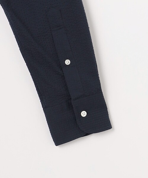 A DAY IN THE LIFE UNITED ARROWS(アデイインザライフユナイテッドアローズ)の「サッカー カッタウェイカラーシャツ‐吸水速乾‐<A DAY IN THE LIFE>(シャツ/ブラウス・メンズ・ネイビー/ホワイト/その他1/ロイヤルブルー・L/S/M/XL)」の13枚目の写真