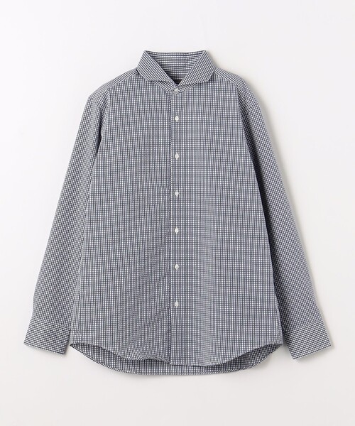A DAY IN THE LIFE UNITED ARROWS(アデイインザライフユナイテッドアローズ)の「サッカー カッタウェイカラーシャツ‐吸水速乾‐<A DAY IN THE LIFE>(シャツ/ブラウス・メンズ・ネイビー/ホワイト/その他1/ロイヤルブルー・L/S/M/XL)」の16枚目の写真