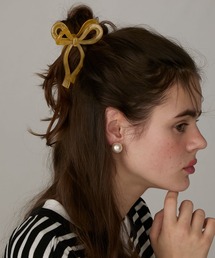 BONLECILL（ボンルシール）の「【BONLECILL Marche】リボンヘアクリップ（バレッタ/ヘアクリップ）」